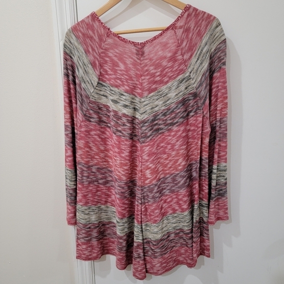 ND New Direction Tunic style Long Sweater Sparkly Metallic Size XL - Picture 5 of 16